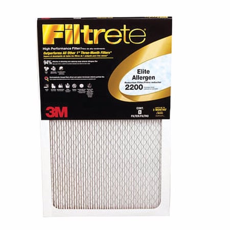 3M Filtrete 14 in. W X 20 in. H X 1 in. D Polypropylene 13 MERV Pleated Allergen Air Filter 1 pk EA05DC-6